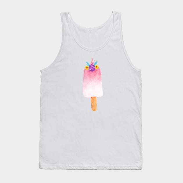 unicorn popsicle Tank Top by shoko